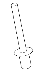 BN8F50355 - Body: Outer Bracket Rivet for Mazda: 3, 5, 6, CX-3, CX-5, CX-50, CX-7, CX-9, MX-5 Miata, RX-8 Image