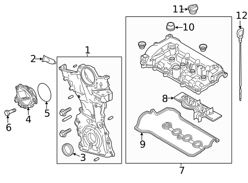Valve & Timing Covers for 2019 Mazda 6 #0