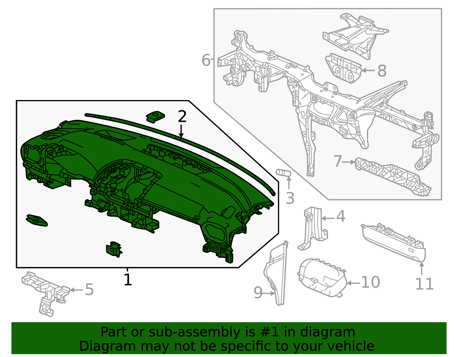 2023-2026 Honda Dashboard Panel 77100-T90-A05ZA | OEM Parts Online