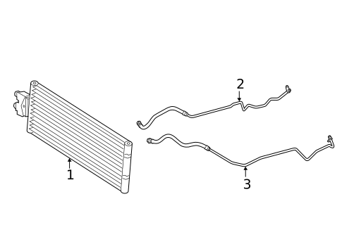 Trans Oil Cooler for 2019 Mercedes-Benz SLC43 AMG #0