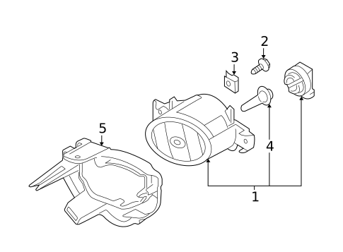 Fog Lamps for 2009 Nissan Rogue #0