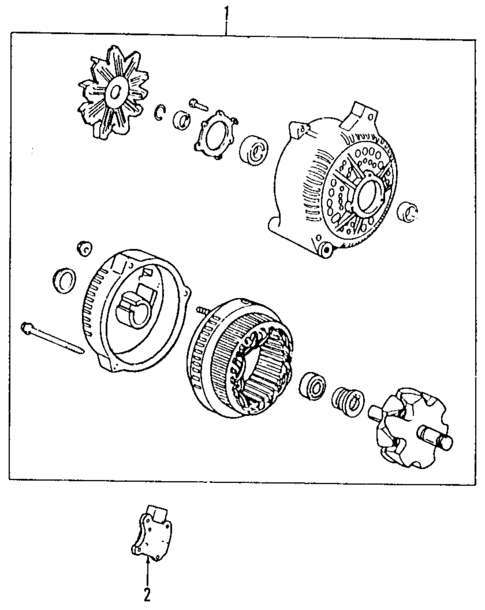 Alternator for 2002 Mazda B3000 #1