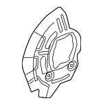 51755D2000 - Brakes: Splash Shield for Hyundai Image