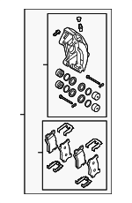 58110D2120 - : Caliper Assembly for Hyundai Image