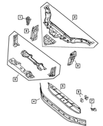 5098548AA - Frames and Bumpers: Fan Bracket for Mopar Image