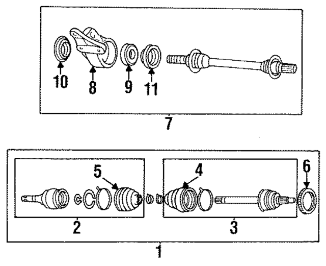 FA0922510C - Suspension: Cv Joint Kit for Mazda Image
