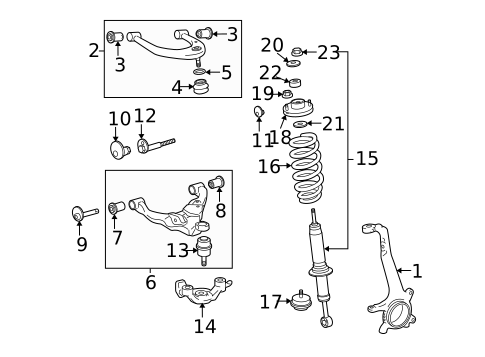Suspension Components for 2006 Toyota Tacoma #2