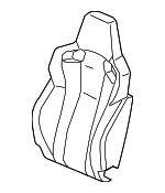 81527T60A11 - Body: Seat Back Pad for Honda Image
