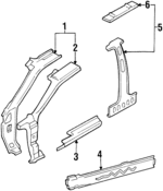K01F70411B - Body: Outer Rocker Panel for Kia: Sportage Image