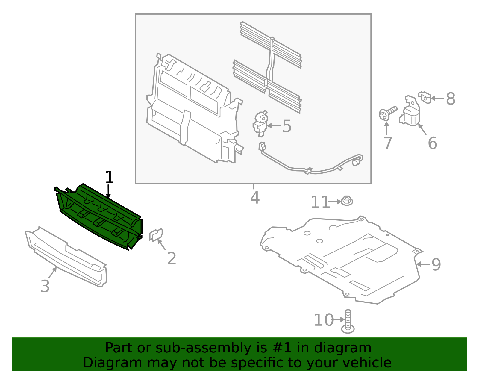 2013-2018 Ford C-Max Upper Deflector DM5Z-8312-A | Awesome Parts Ford