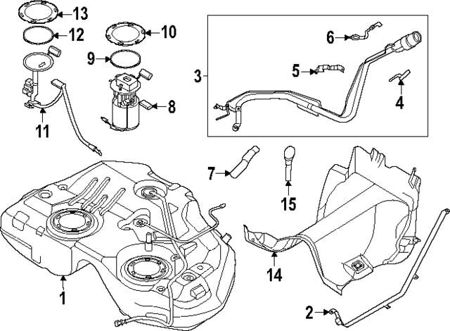 250607BA0A - : Fuel Sender Unit for Nissan: Murano Image