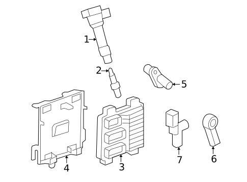 Ignition Coil for 2026 Buick Enclave #0
