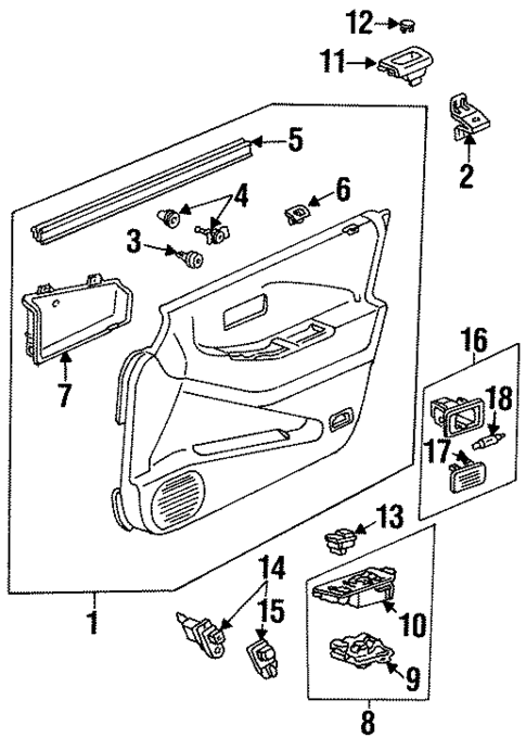 Switches for 1998 Isuzu Oasis #2