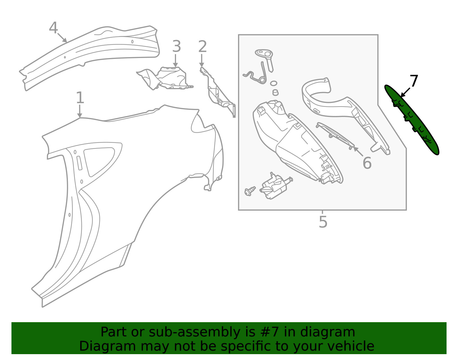 9140622 2022-2025 Subaru BRZ Fuel Door 57602CC000 | OEM Parts Online
