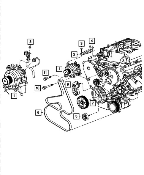 Alternators for 2005 Chrysler Pacifica #0