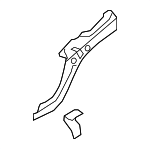 4674SNCA00ZZ - Body: Fender Apron Extension for Honda: Civic Image