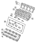 5143396AB - Engine 5.7L Eight Cylinder: Cylinder Head for Mopar Image
