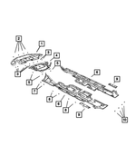 6506161AA - Body Sheet Metal Except Doors: Tapping Hex Head Screw And Washer for Chrysler: 200, 300, PT Cruiser, Sebring | Dodge: Avenger, Challenger, Charger, Durango, Journey, Magnum | Jeep: Grand Cherokee, Grand Cherokee WK Image