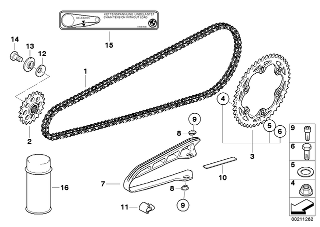 27727719609 - : Chain Guard for BMW-Motorrad Image