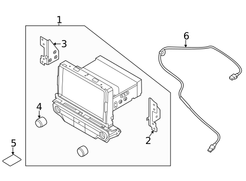NAVIGATION SYSTEM COMPONENTS for 2019 Kia Niro EV #0
