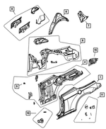 5008741AC - : Fuel Fill Door for Mopar Image