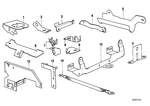 12521285040 - Engine Electrical System: Holder for BMW Image