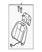 87650ZX03C - Body: Seat Back Assembly for Nissan Image