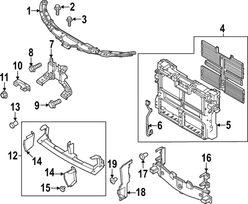 Radiator Support for 2024 Mazda CX-50 #0