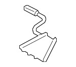 3CM862505A - Body: Front Camera Trim for Volkswagen: Atlas Cross Sport Image