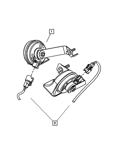 Horns for 2002 Dodge Neon #0