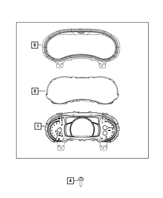 68471510AH - Electrical: Instrument Panel Cluster for Mopar Image