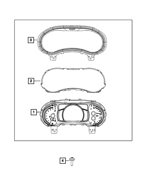 Instrument Panel Cluster for 2021 Dodge Durango #0