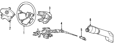 Steering Wheel for 2005 Acura MDX #0