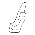 95552278700 - Body: Seat Back Cover Cap for Porsche: Cayenne Image