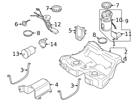 Hardware, Fasteners & Fittings for 2004 Volkswagen Golf #0