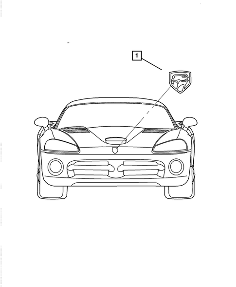 Nameplates for 2008 Dodge Viper #0