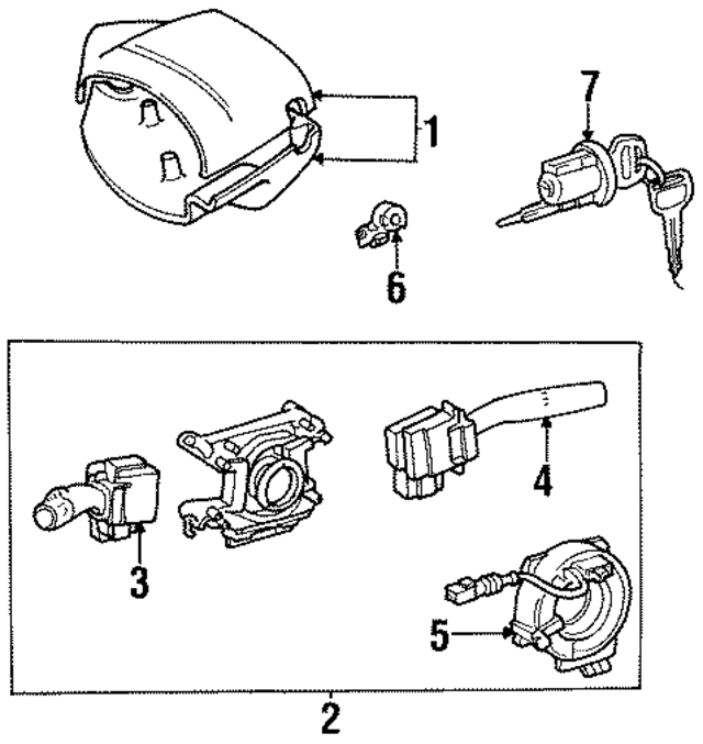 8445016080 - : Ignition Switch for Toyota Image