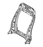 RU5Z7861018D - Body: Seat Back Frame for Ford Image
