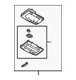 81A947135CFET1 - : Overhead Console for Audi: Q3 Image
