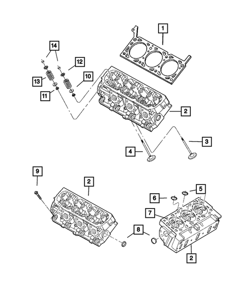 Cylinder Head for 2007 Dodge Caravan #0