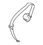 733500E090A1 - Electrical: Center Belt Assembly for Toyota: Highlander Image