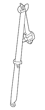 733600E070C0 - Electrical: Belt &amp; Retractor for Toyota: Highlander Image