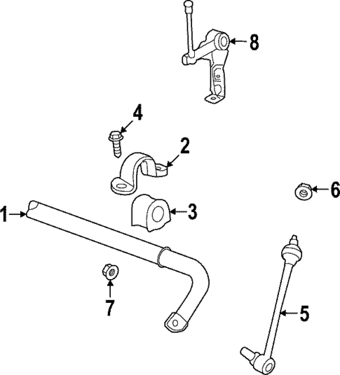 Stabilizer Bar & Components for 2025 GMC Hummer EV SUV #0