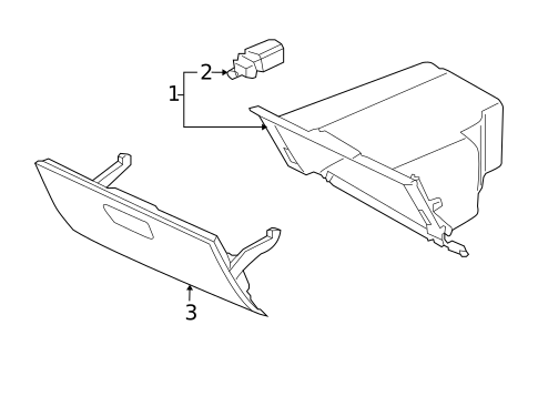 Glove Box for 2010 Nissan Versa #0