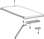 MB115463 - Body: Gutter for Dodge: Power Ram 50, Ram 50 Image