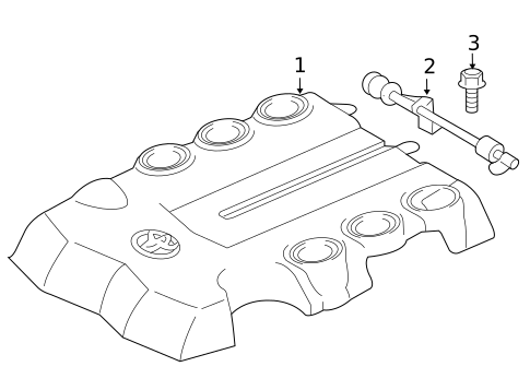 Engine Appearance Cover for 2019 Toyota 4Runner #0