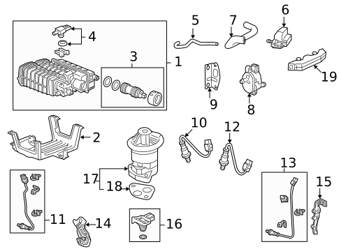 Emission Components for 2008 Honda Accord #0