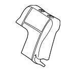 7151102150 - Body: Seat Back Pad for Toyota: Corolla, Matrix Image