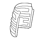 255870H010 - Exhaust: Heat Shield for Scion: tC | Toyota: Camry, Highlander, RAV4, Solara Image