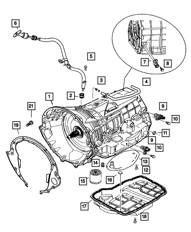« 4810021 – Automatic Transmission Multi-Speed : Passe-cable pour Mopar Image »